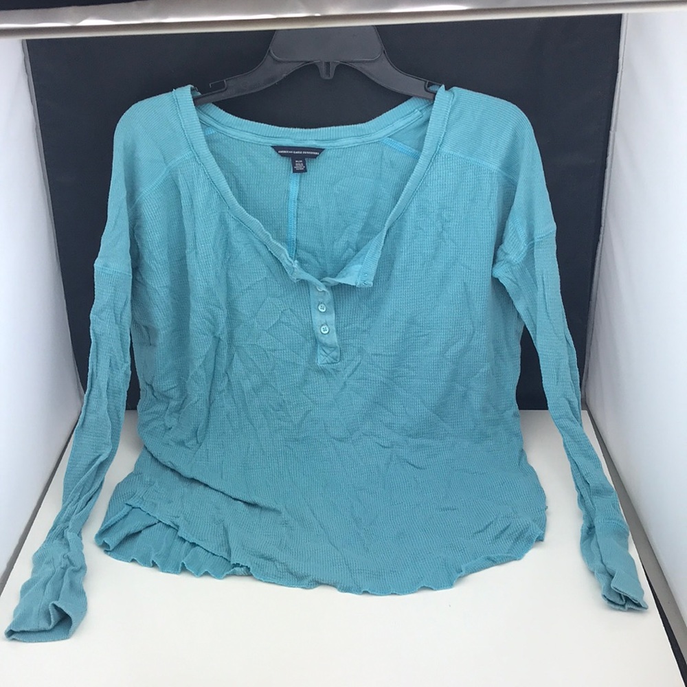 Blue American Eagle top size M